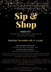 Sip & Shop @ Sunapee Harbor